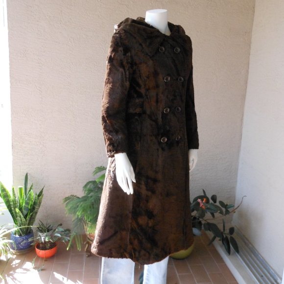 💕VINTAGE DEBBI ROBERT Ltd. Hooded Coat - Picture 8 of 11